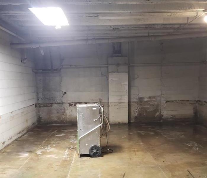 fully drained basement 